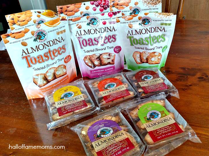 Enter to win a $40+ Almondina Prize Package and taste their NEW Toastees!