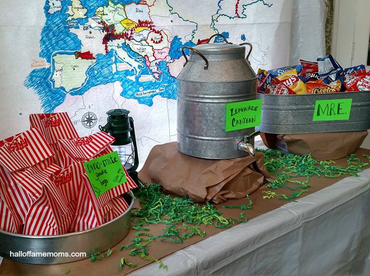 A Budget Friendly Military Themed Birthday Party