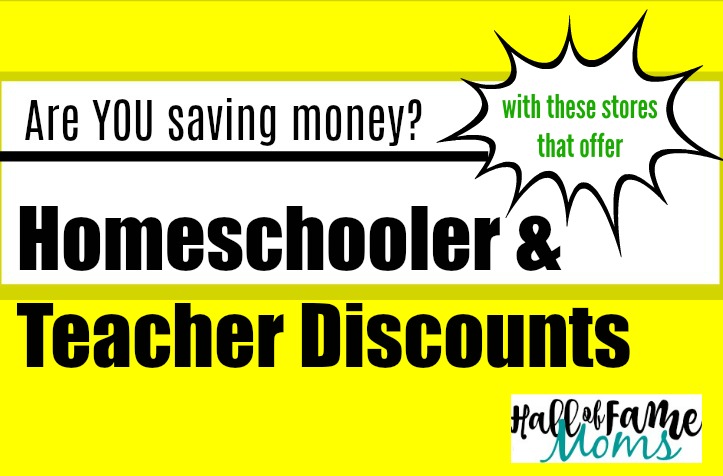 Homeschooler & Teacher Discounts