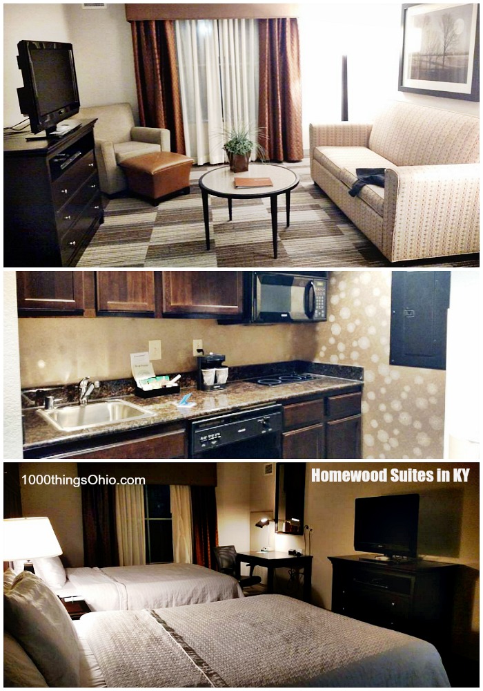 Pictures of our Homewood Suite in Kentucky