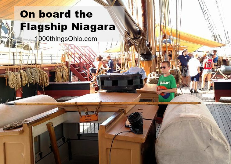 Touring aboard the Flagship Niagara at Put-In-Bay (Tall Ships)