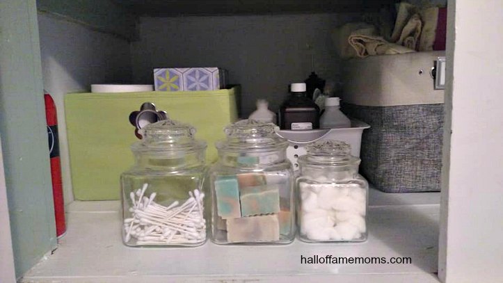 How I Reorganized our  Hall Linen Closet