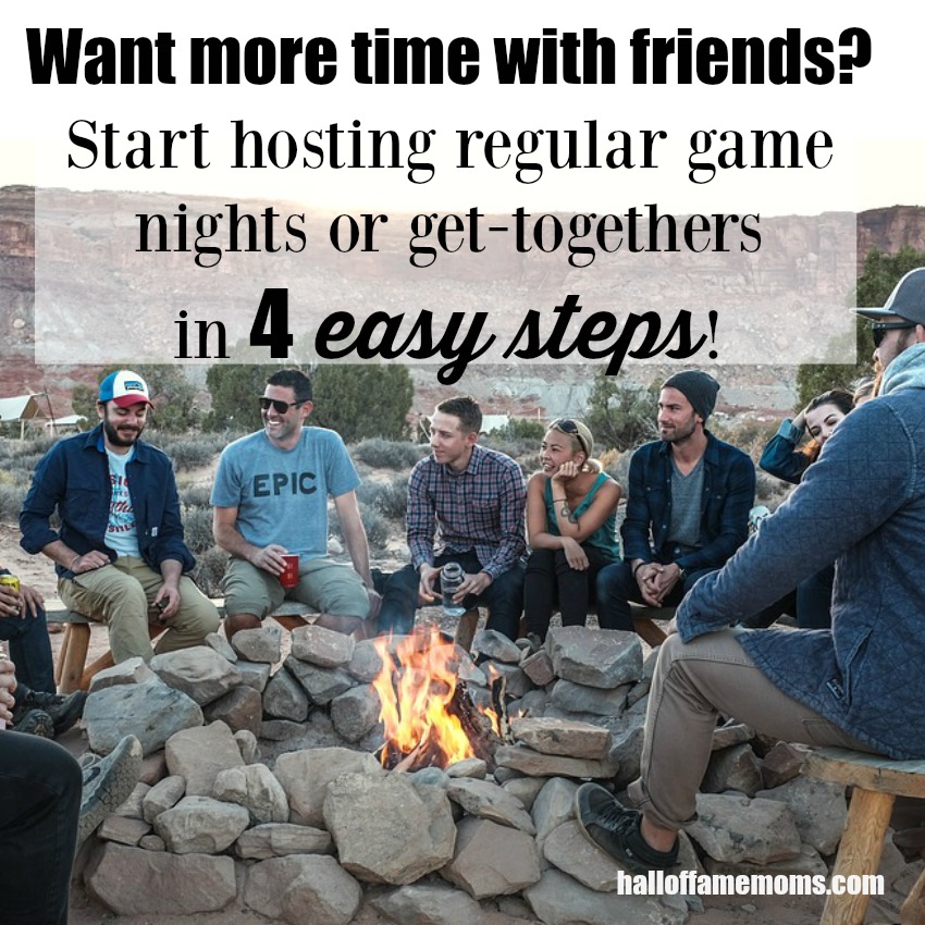 Build better relationships by hosting game nights with friends and family.