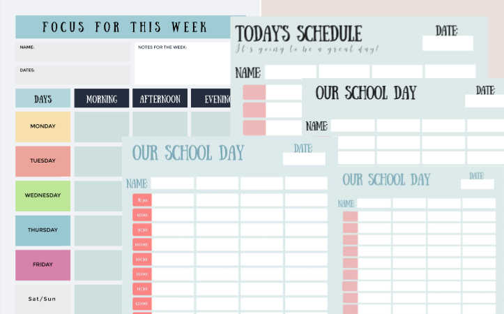 Free Printable Daily, Weekly Focus Planner Pages