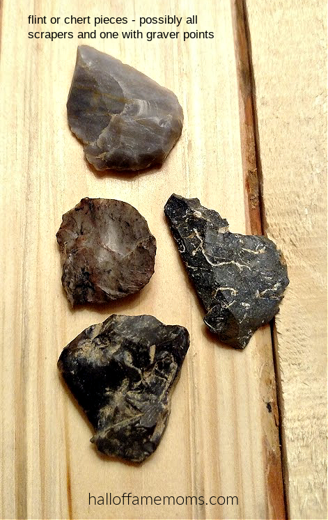 Native American flint tools found in NE Ohio.